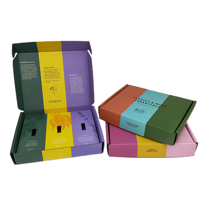 New Fashion Recyclable Custom Logo Folding Corrugated Paper Box Cosmetic Packaging