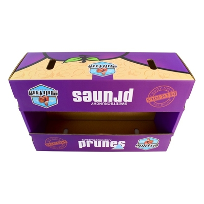 Recyclable Vegetable Dried Fruit Grape Cardboard Boxes For Gift Custom Logo Packaging Fruit Fruit